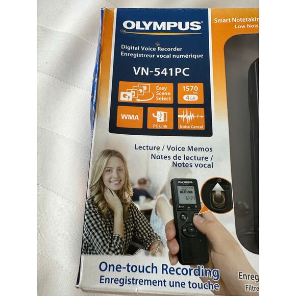 Olympus VN‑541PC Digital Voice Recorder with PC Connection - Picture 3 of 7